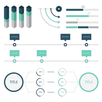 Set elements of infographic | Free stock vector - 77844