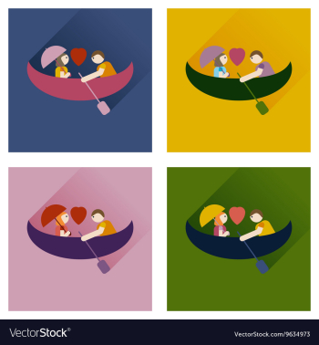 Set flat icons with long shadow Love Male Female vector image Set flat icons with long shadow Love Male Female vector image