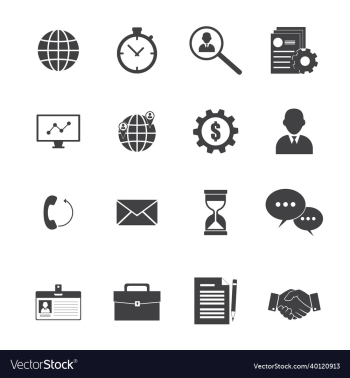 set of 16 administrator icons set of 16 administrator icons