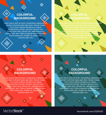 Set of abstract avangarde retro background with vector image Set of abstract avangarde retro background with vector image