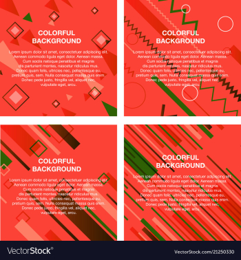 Set of abstract avangarde retro background with vector image Set of abstract avangarde retro background with vector image