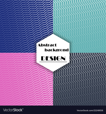 Set of abstract geometric seamless color vector image Set of abstract geometric seamless color vector image