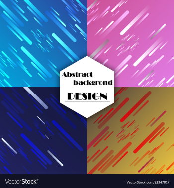 Set of abstract geometric seamless color vector image Set of abstract geometric seamless color vector image