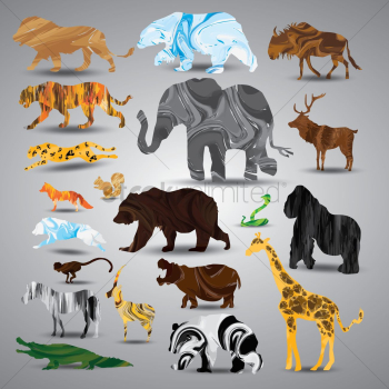 Set of animals Set of animals