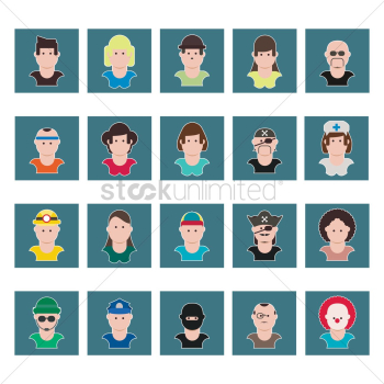 Set of avatar Set of avatar