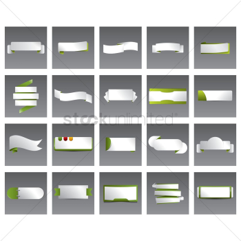 Set of banners Set of banners