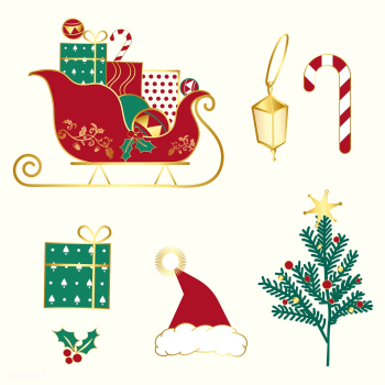 Set of Christmas illustrations vector | Free stock vector - 503482 Set of Christmas illustrations vector | Free stock vector - 503482