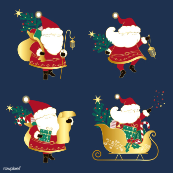 Set of Christmas illustrations vector | Free stock vector - 503519 Set of Christmas illustrations vector | Free stock vector - 503519