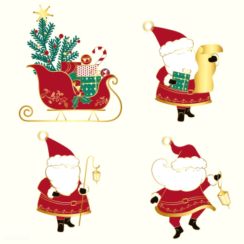 Set of Christmas illustrations vector | Free stock vector - 503525 Set of Christmas illustrations vector | Free stock vector - 503525