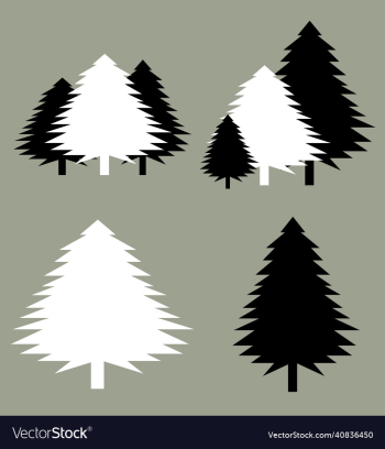 set of christmas tree set of christmas tree
