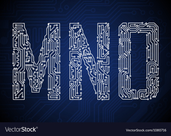 Set of Circuit board style letters vector image Set of Circuit board style letters vector image