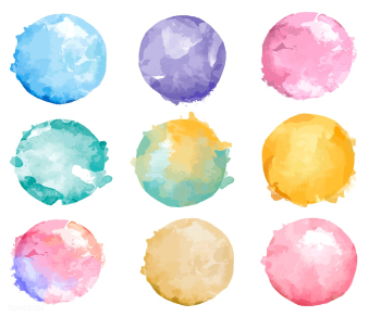 Set of colorful watercolor badge vector | Free stock vector - 473270 Set of colorful watercolor badge vector | Free stock vector - 473270