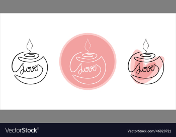 set of continuous line burning candle set of continuous line burning candle