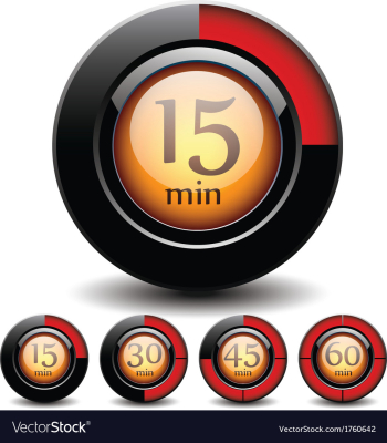 Set of digital buttons vector image Set of digital buttons vector image