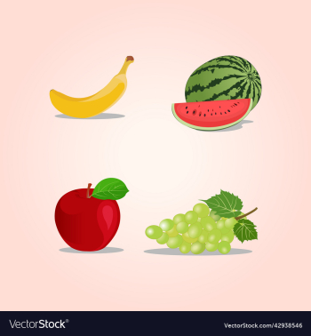 set of fruits fruit collection set of fruits fruit collection