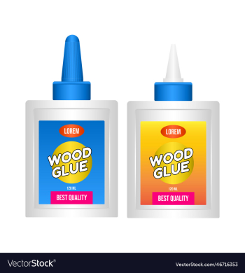 set of glue sticks bottle tube or glue packages st