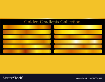 set of gold gradientsgolden gradient templates