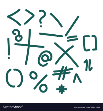 set of hand drawing mathmetical functions