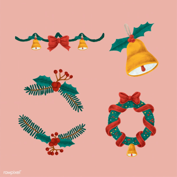 Set of hand drawn Christmas illustrations | Free stock vector - 488753 Set of hand drawn Christmas illustrations | Free stock vector - 488753