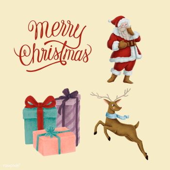 Set of hand drawn Christmas illustrations | Free stock vector - 488834 Set of hand drawn Christmas illustrations | Free stock vector - 488834