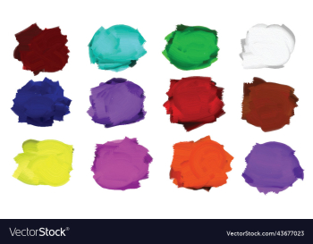 set of hand-drawn heavy paint strokes set of hand-drawn heavy paint strokes
