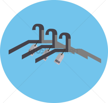 Set of hangers Set of hangers