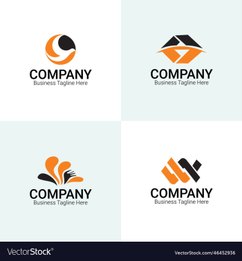 set of logo business logo concept 4 logo set set of logo business logo concept 4 logo set