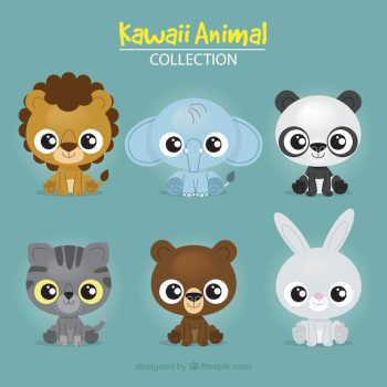 Set of lovely animals Set of lovely animals