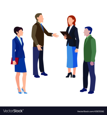 set of male female business set of male female business