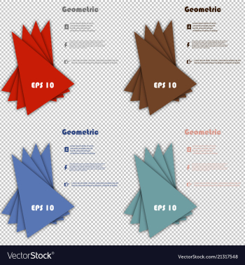 Set of minimal geometric covers design geometric vector image Set of minimal geometric covers design geometric vector image