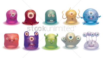 Set of monsters Set of monsters