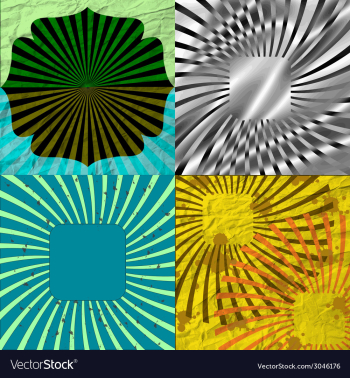 Set of Old vintage paper template texture vector image Set of Old vintage paper template texture vector image
