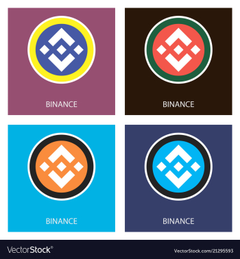 Set of physical golden coin binance coin bnb vector image Set of physical golden coin binance coin bnb vector image