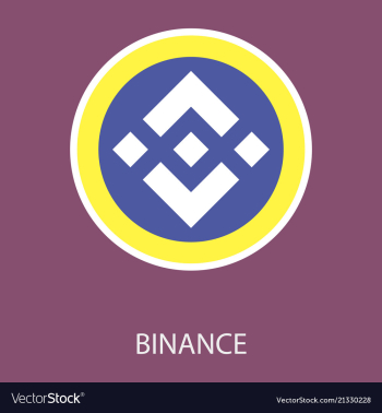 Set of physical golden coin binance coin bnb vector image Set of physical golden coin binance coin bnb vector image