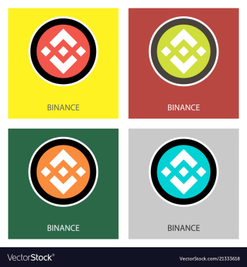 Set of physical golden coin binance coin bnb vector image Set of physical golden coin binance coin bnb vector image
