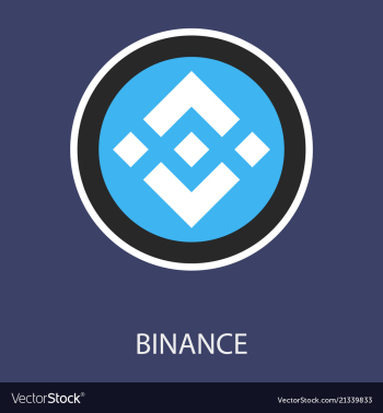 Set of physical golden coin binance coin bnb vector image Set of physical golden coin binance coin bnb vector image