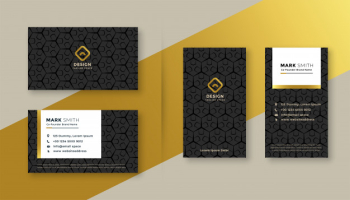 Set of premium business card design Set of premium business card design