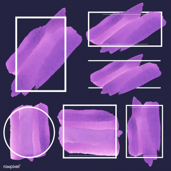 Set of purple watercolor banner design vector | Free stock vector - 512871 Set of purple watercolor banner design vector | Free stock vector - 512871