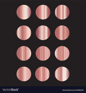 set of rose gold gradients set of rose gold gradients