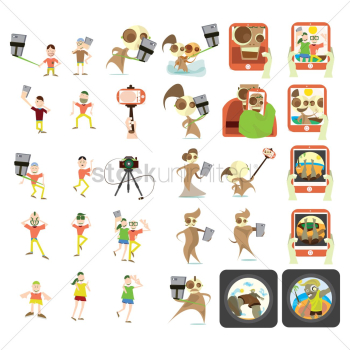 Set of selfie's Set of selfie's