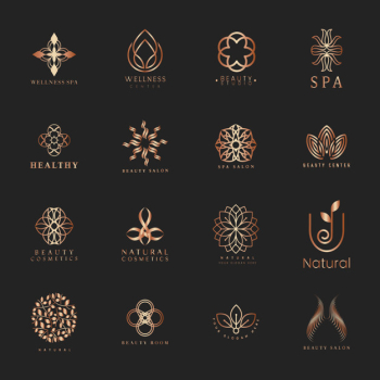 Set of spa and beauty logo vector Set of spa and beauty logo vector