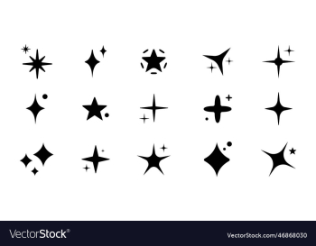 set of stars sparkle firework decoration set of stars sparkle firework decoration