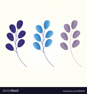 set of tropical leaves and flowers isolated set of tropical leaves and flowers isolated