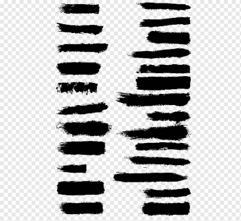 several black brush strokes illustration, Ink brush Inkstick Calligraphy Pen, Brush Brush, watercolor Painting, angle, ink png