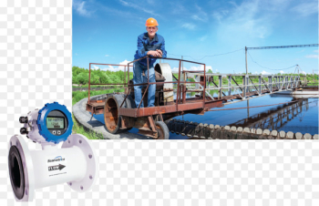 Sewage treatment Water treatment Flow measurement - fitness meter 