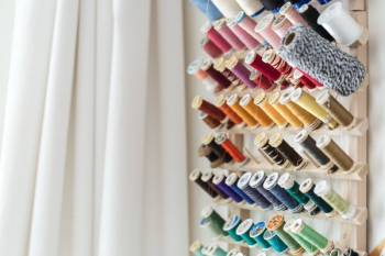 Sewing Threads On Wall