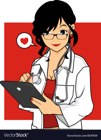 Sexy Doctor vector image Sexy Doctor vector image