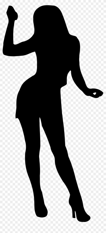 Shadow Clipart Female Body - Full Body Silhouette Girl