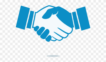 Shaking Hands Business People Who Checkmark Icon - Hand Shake Icon Transparent