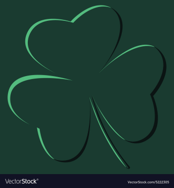 Shamrock vector image Shamrock vector image